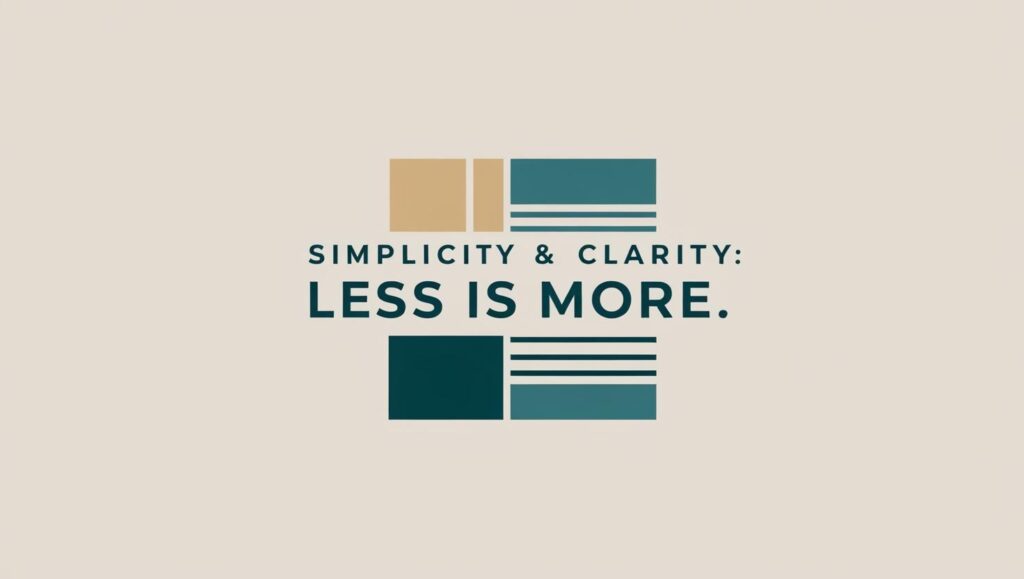 Simplicity & Clarity_ Less is More